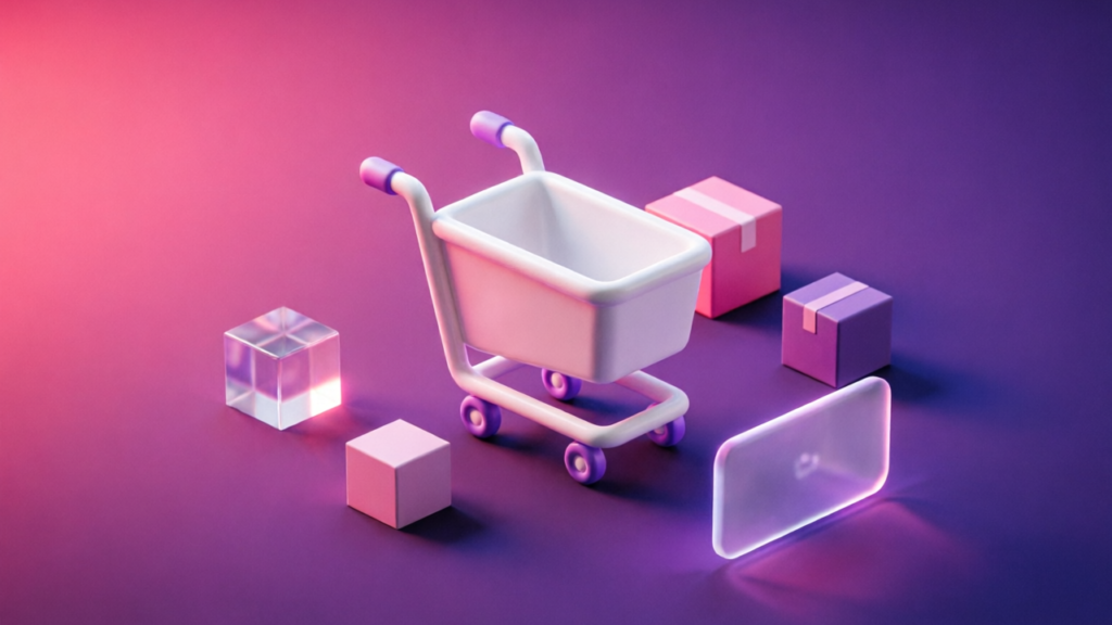 3D pink and purple chatbot interface for 7 Best Tidio Alternatives for Shopify in 2026 Based on AI & ROI