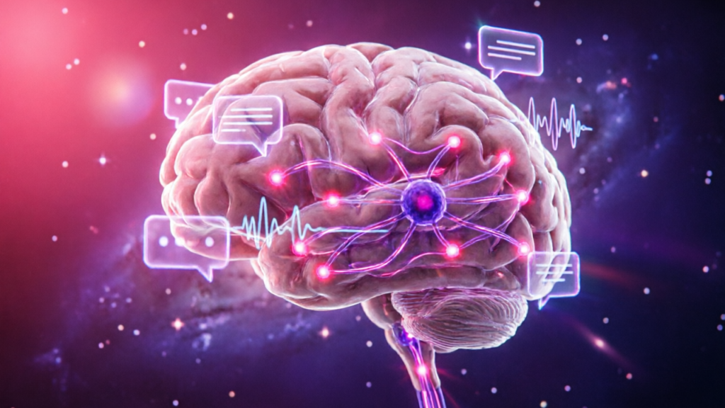3D pink and purple chatbot interface for 7 Smart Ways to Automate Customer Service With AI Chatbots