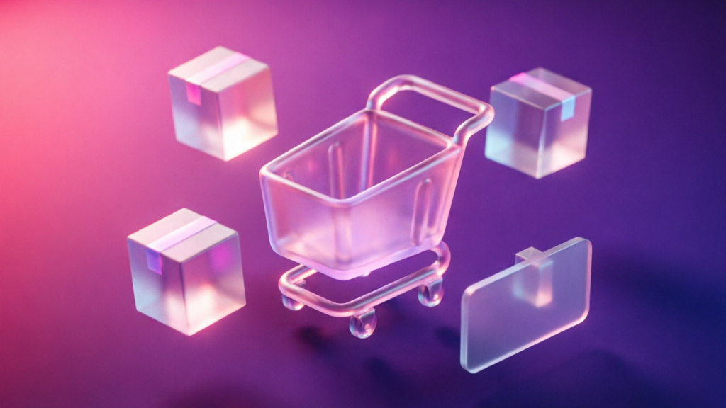 3D pink and purple chatbot interface for 9 Best WhatsApp AI Chatbots for Shopify in 2026