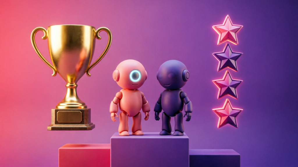 3D pink and purple chatbot interface for Pipedrive Chatbot vs AeroChat: Which Converts Better in 2026?