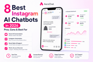 Read more about the article 8 Best Instagram AI Chatbots in 2026 – Pros, Cons & Best For