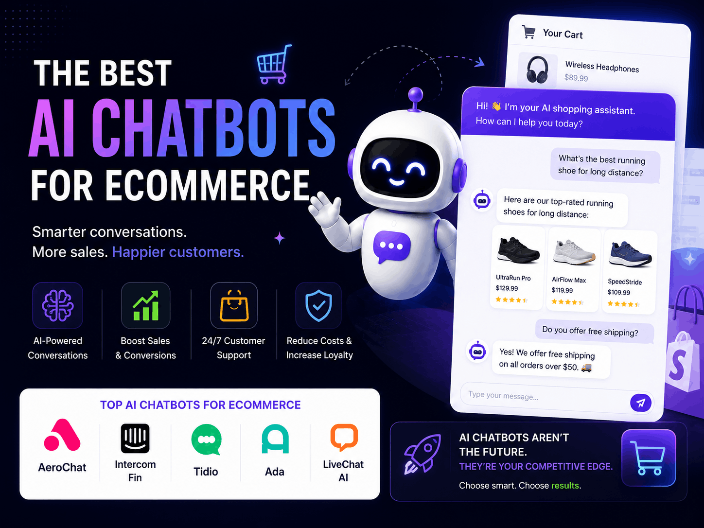 Read more about the article 10 Best AI Chatbots for Ecommerce in 2026: What Actually Works for Online Stores