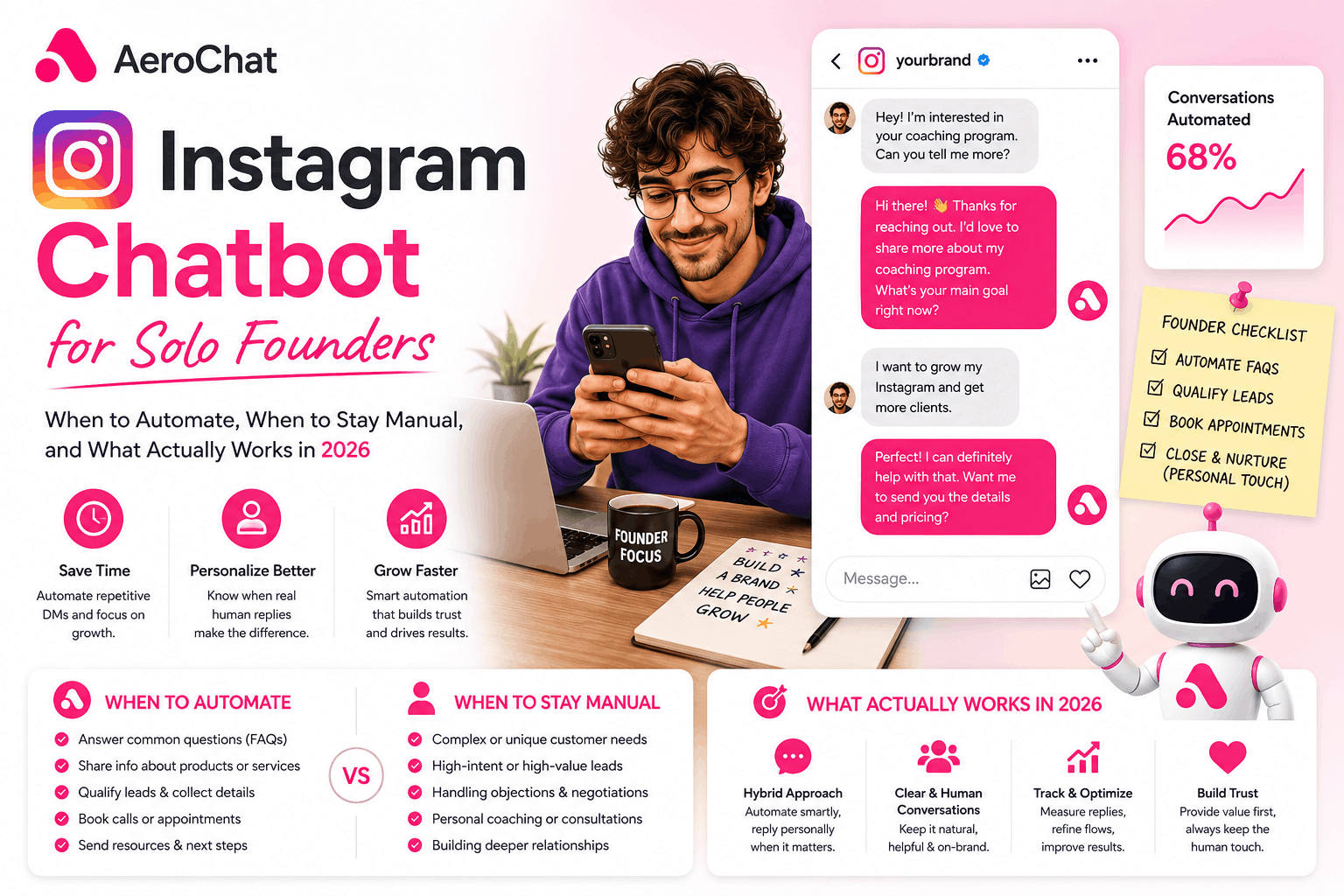 You are currently viewing Top Instagram Chatbot for Solo Founders: When to Automate in 2026