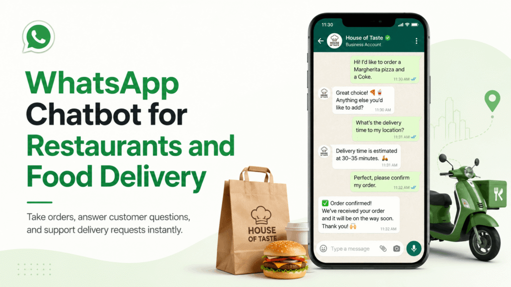 WhatsApp Chatbot for Restaurants and Food Delivery