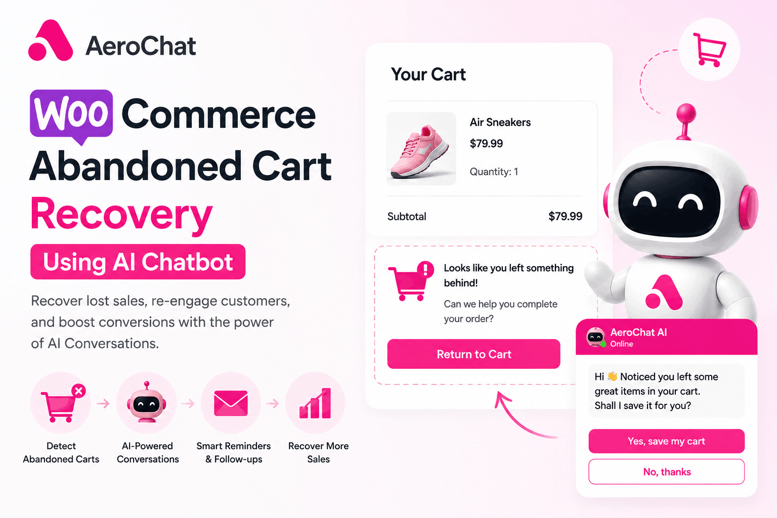 Read more about the article WooCommerce Abandoned Cart Recovery Using AI Chatbot: What Actually Works in 2026