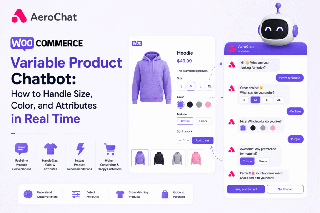WooCommerce Variable Product Chatbot