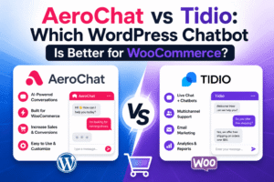 Read more about the article AeroChat vs Tidio: Which WordPress Chatbot Is Better for WooCommerce?
