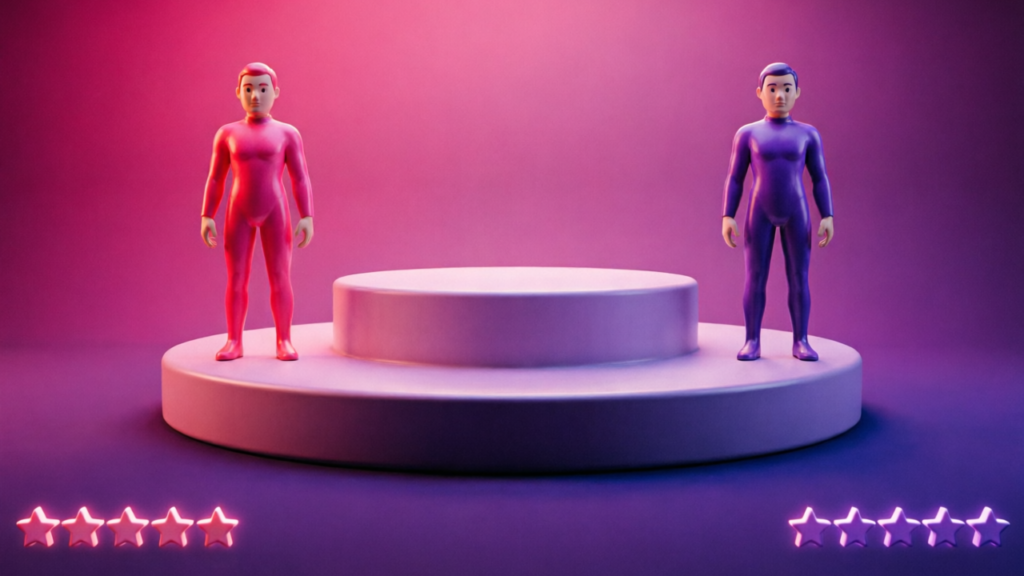 3D pink and purple chatbot interface for Best Zendesk Alternatives in 2026: Honestly Compared for Online Businesses