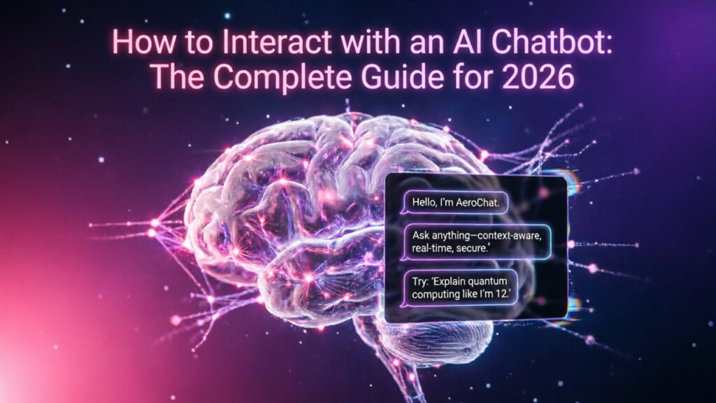 AeroChat AI chatbot solution for How to Interact with an AI Chatbot: The Complete Guide for 2026 - Automated customer service and sales automation