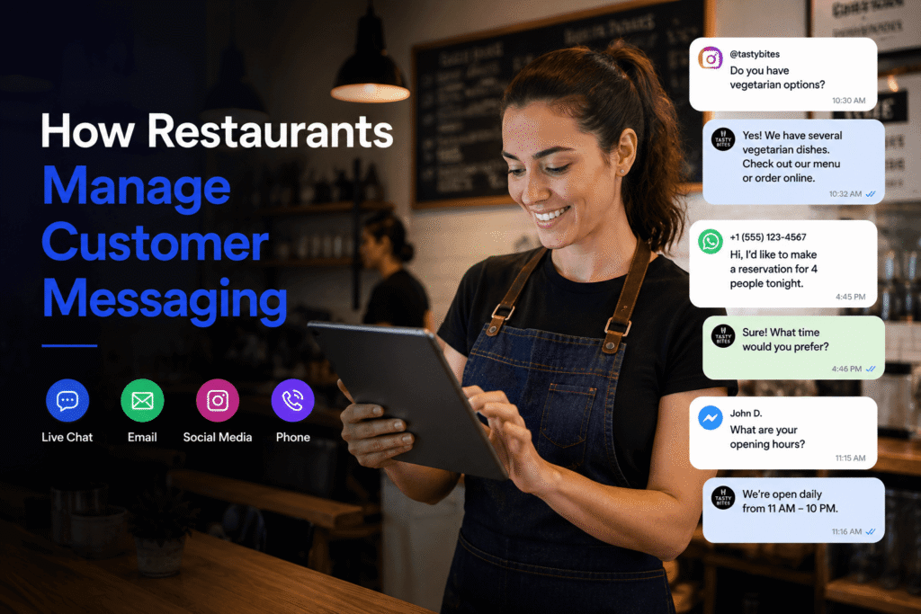 How Restaurants Manage Customer Messaging