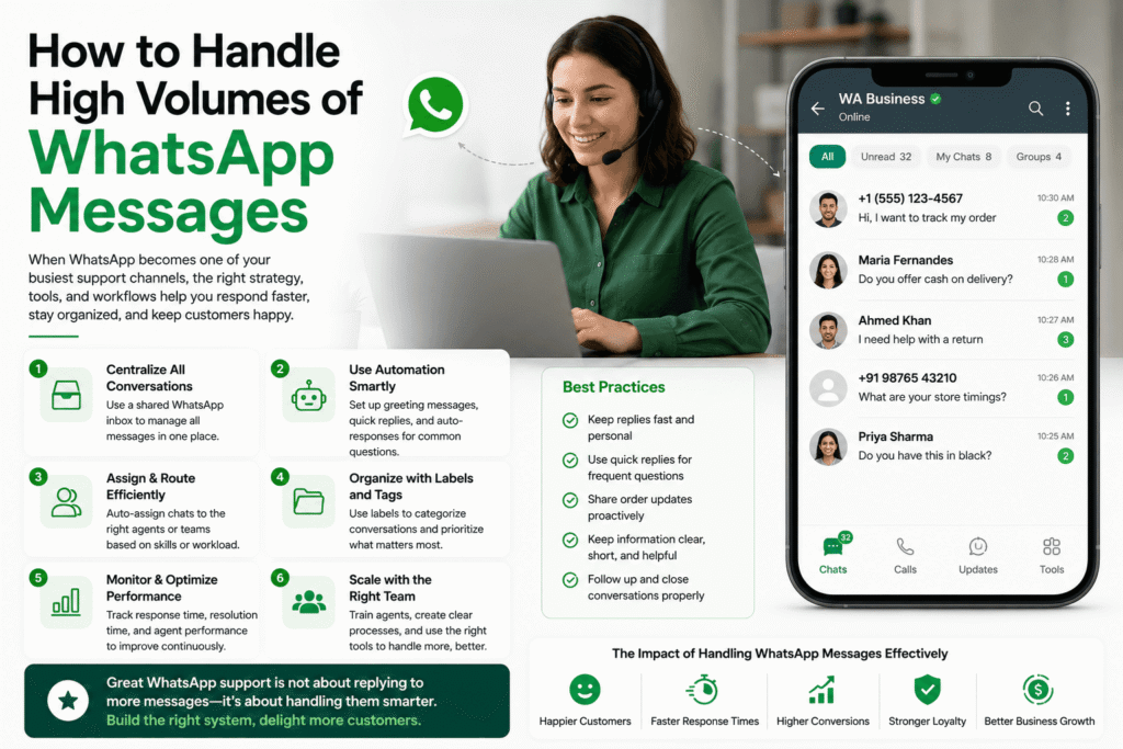 How to Handle High Volumes of WhatsApp Messages