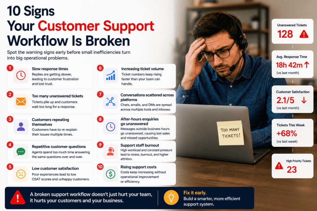 Signs Your Customer Support Workflow Is Failing