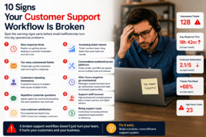 Read more about the article 10 Signs Your Customer Support Workflow Is Failing