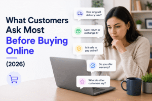 Read more about the article What Customers Ask Most Before Buying Online (2026)