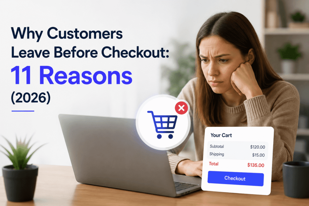 Why Customers Abandon Cart Before Checkout