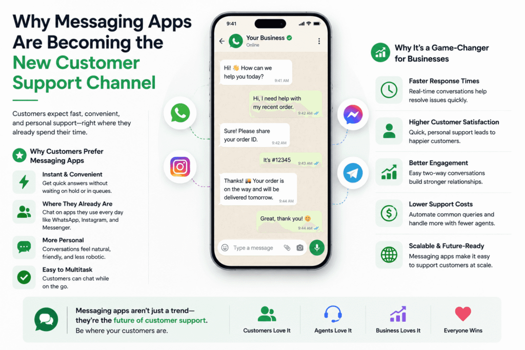 Why Messaging Apps Are Becoming the New Customer Support Channel
