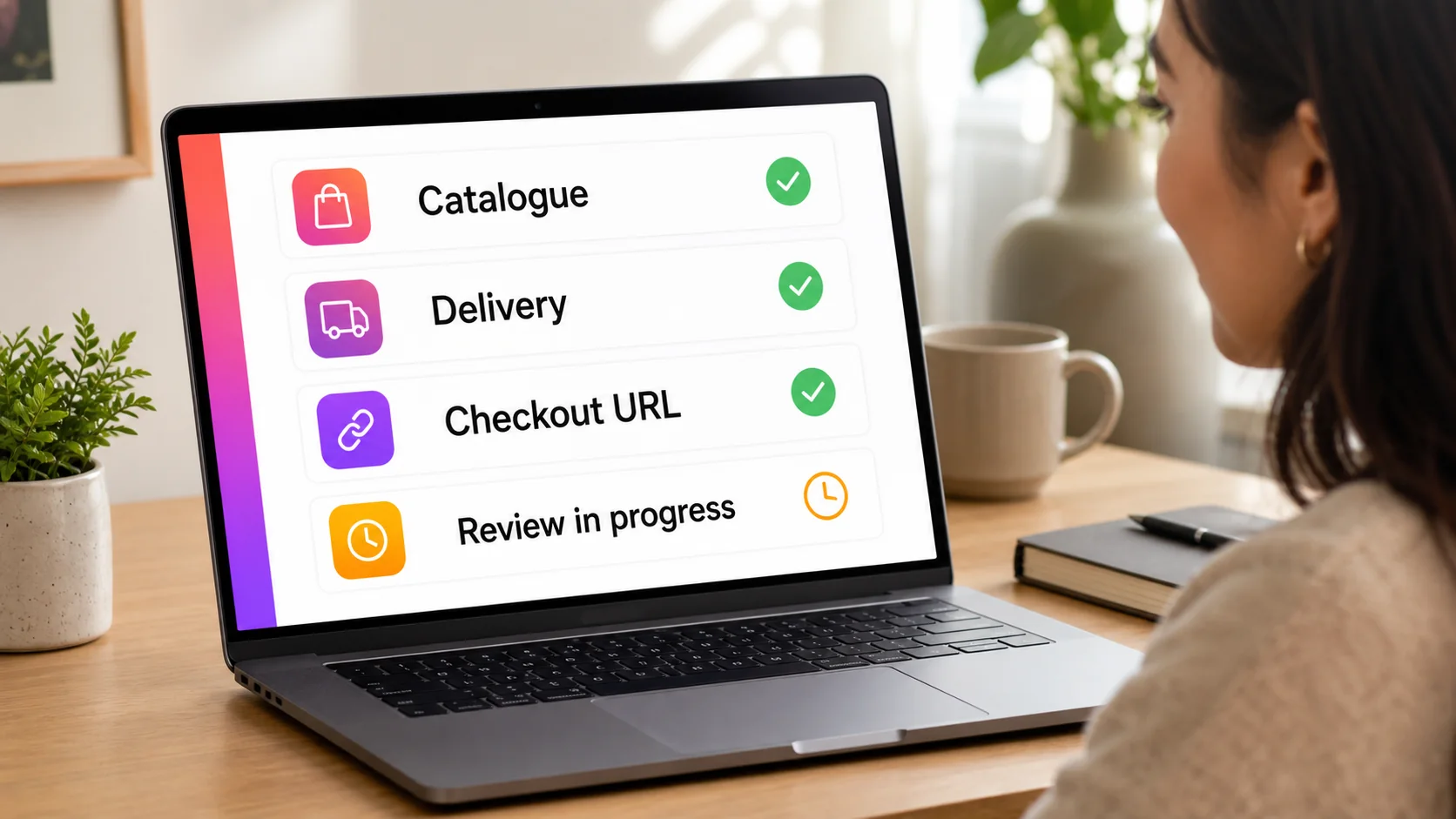 Instagram Shop readiness checklist for catalogue, delivery, checkout URL and commerce review