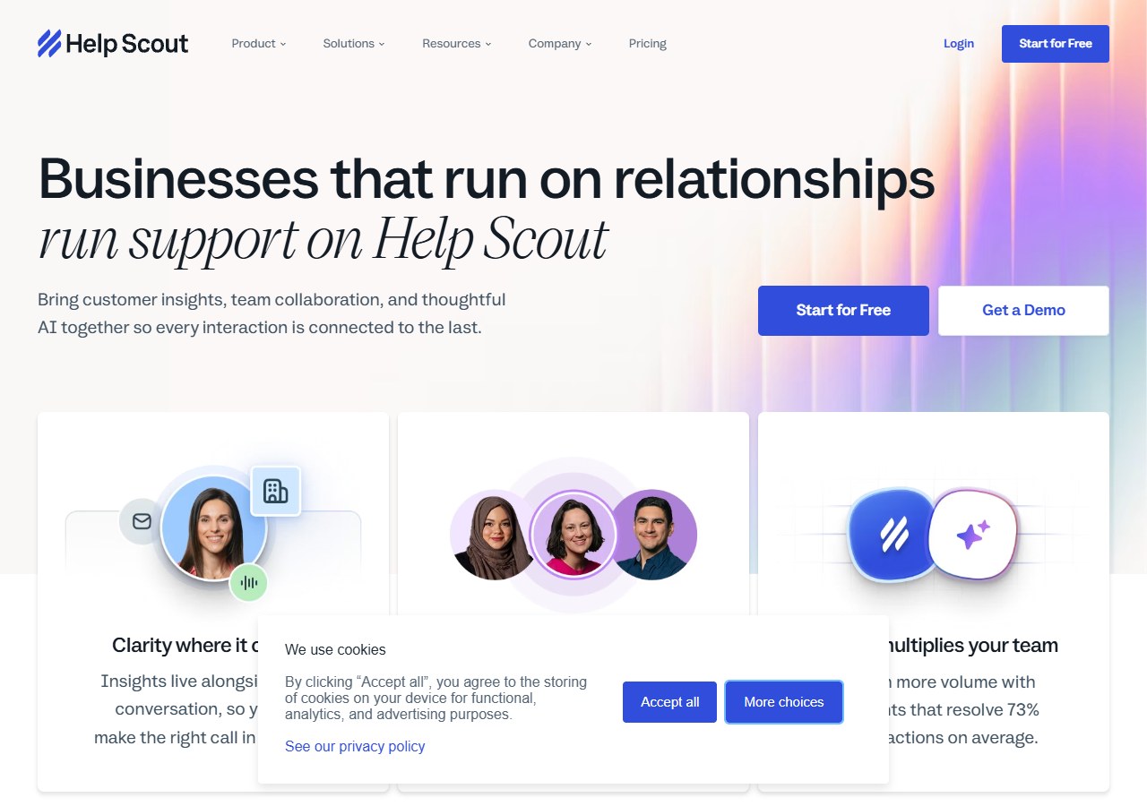 Help Scout email-based customer support platform