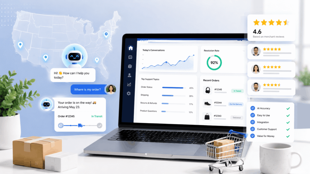 Shopify AI Chatbots for US Stores Based on Merchant